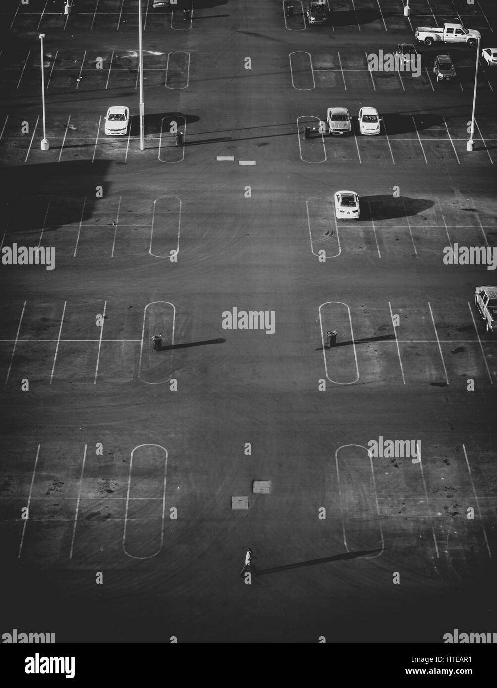 A huge parking lot in Las Vegas, United States of America Stock Photo