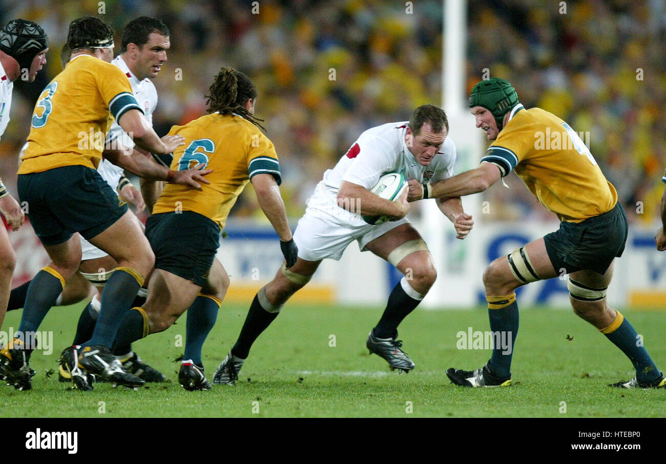 England's Richard Hill during the Rugby World Cup Final at the Telstra Stadium, Sydney, Australia. Stock Photo