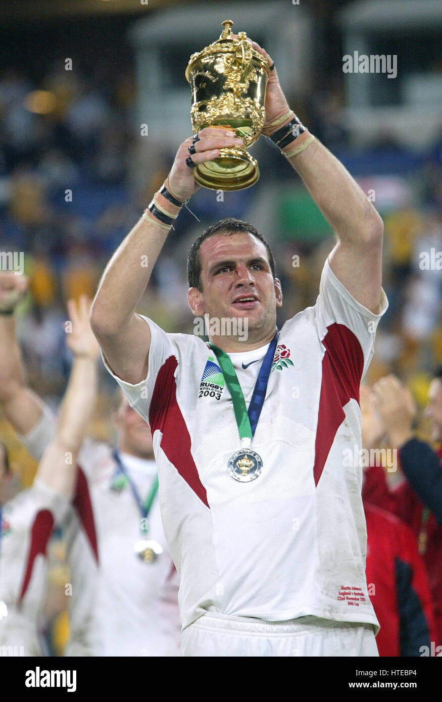 Sport rugby union action martin johnson hi-res stock photography and ...