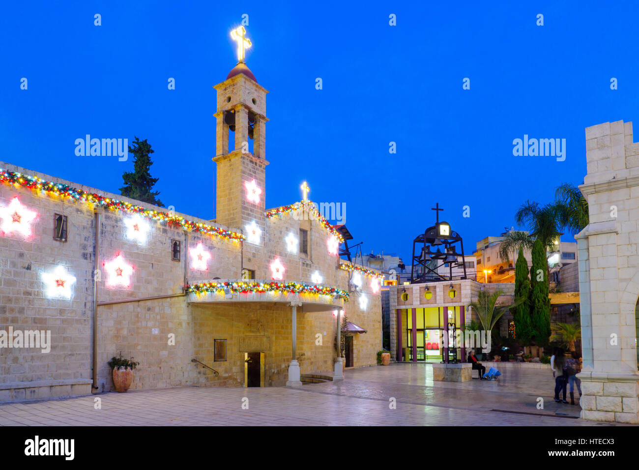 NAZARETH, ISRAEL DECEMBER 16, 2015 Scene of the Greek Orthodox