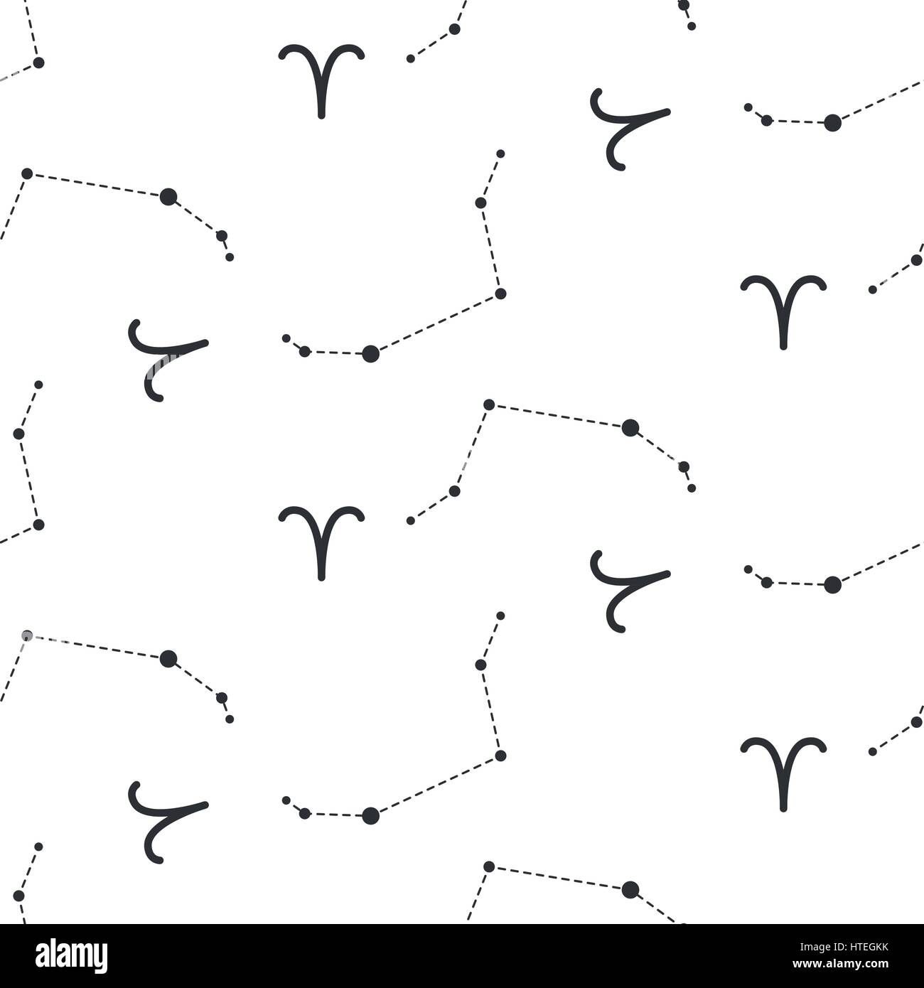Aries constellation seamless vector pattern Stock Vector Image & Art ...