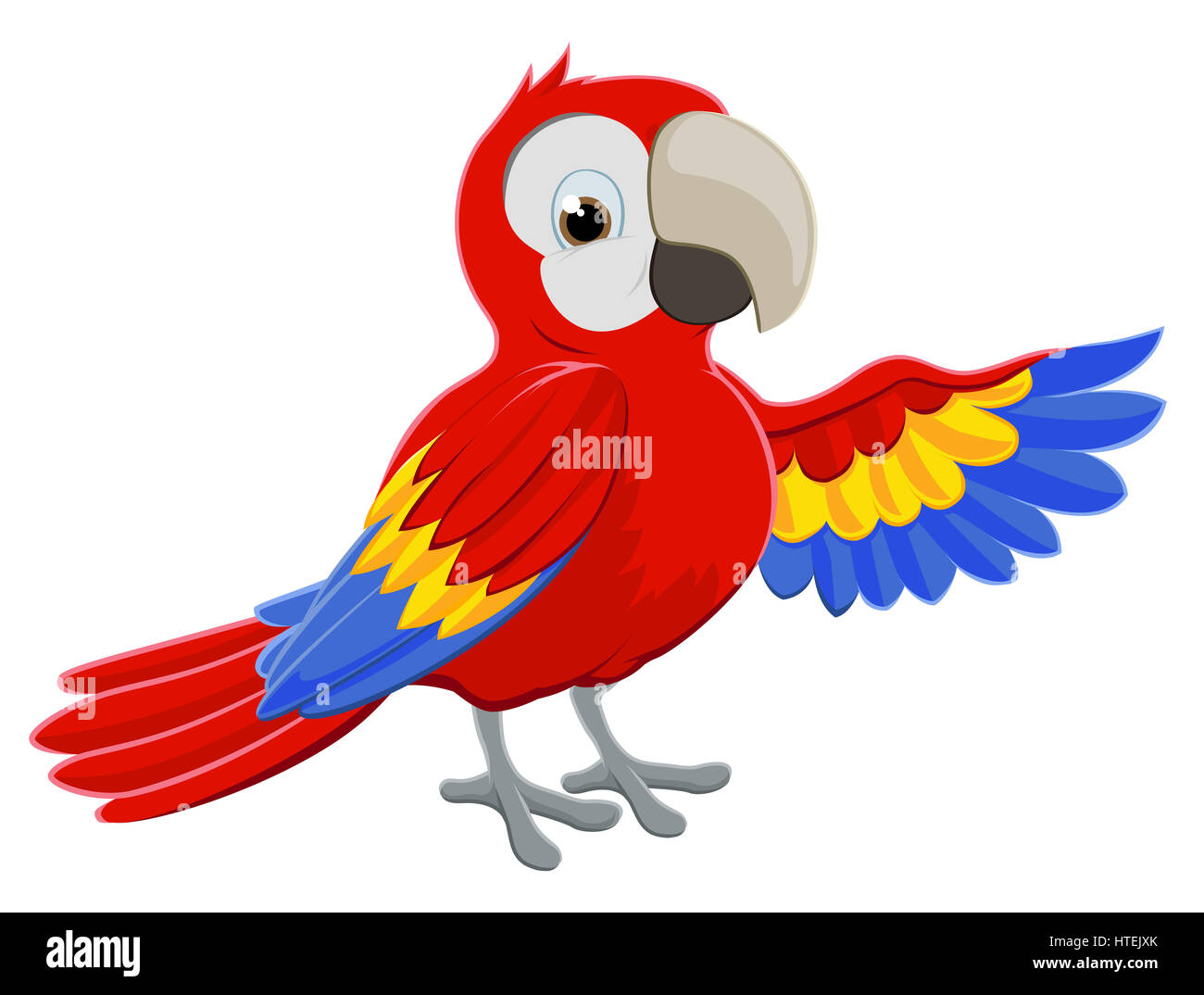 jungle parrot clipart