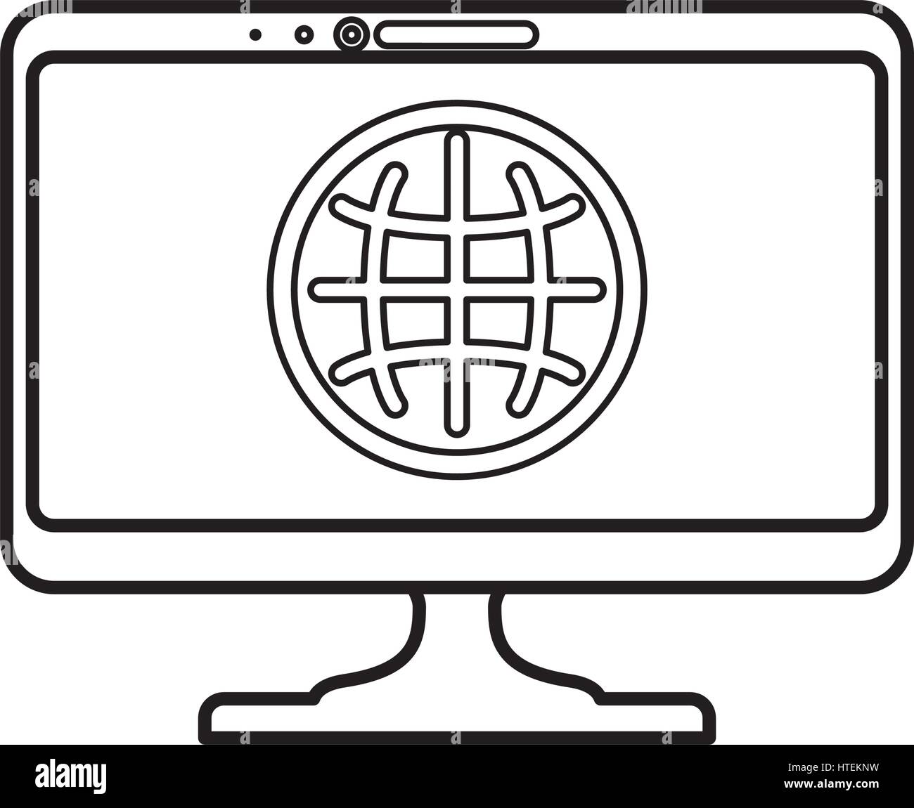Computer screen technology Stock Vector Image & Art - Alamy