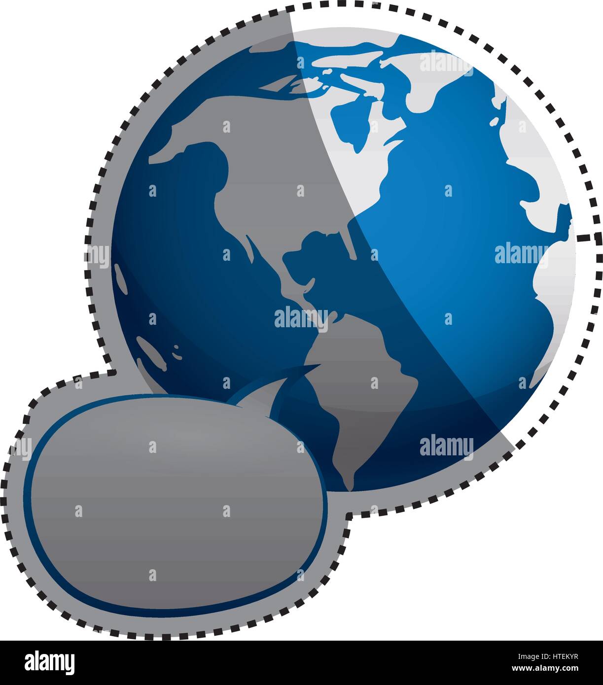 Isolated world earth Stock Vector Image & Art - Alamy