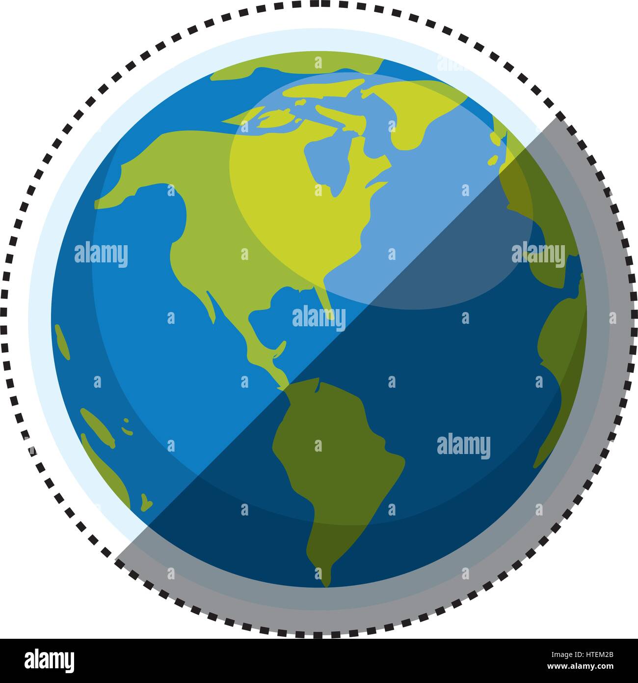 Isolated world earth Stock Vector Image & Art - Alamy