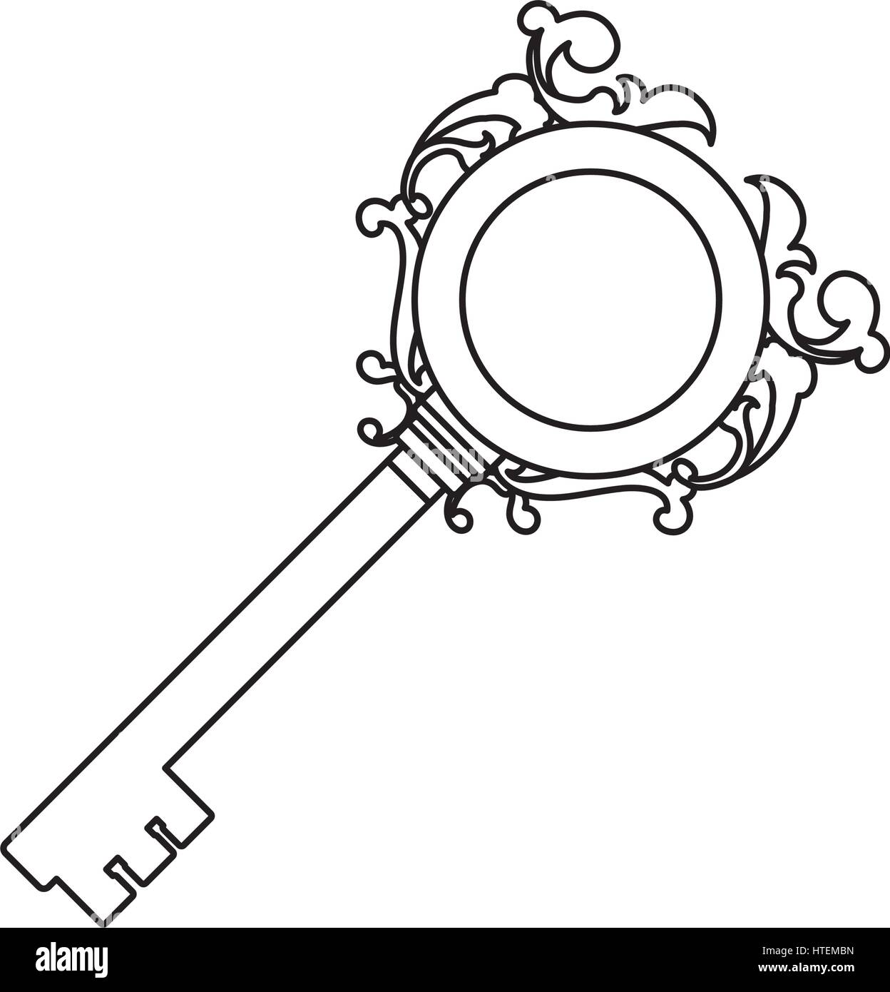 Vintage luxury key Stock Vector Image & Art - Alamy