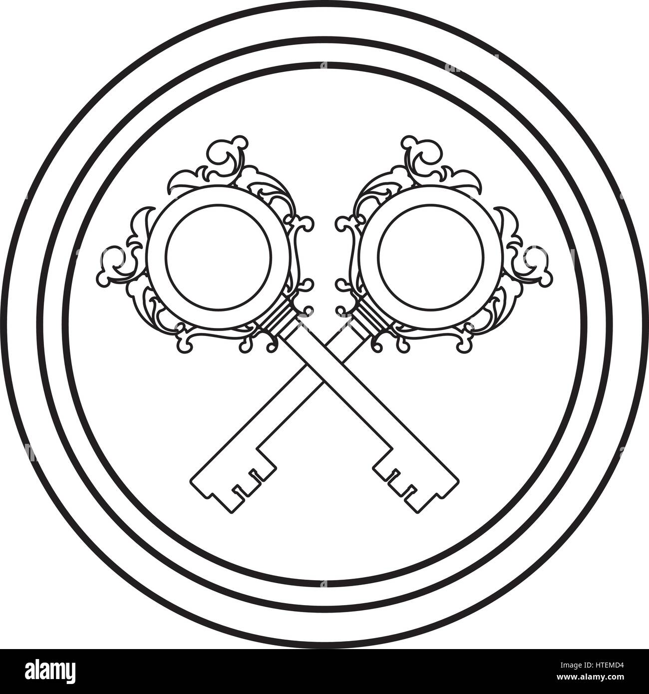 Vintage luxury key Stock Vector Image & Art - Alamy