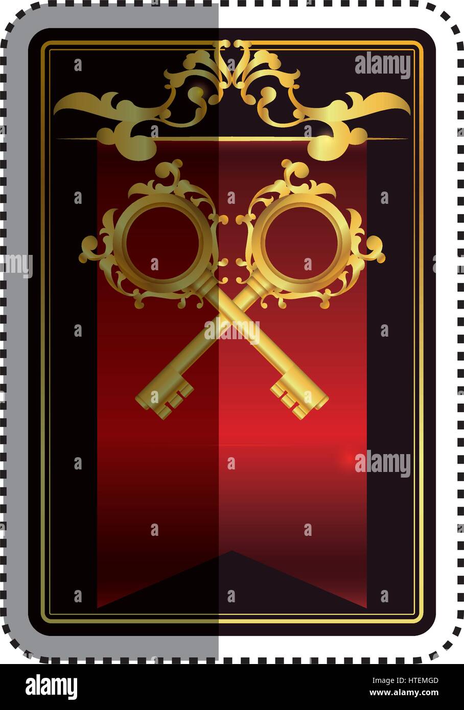 Vintage luxury key Stock Vector Image & Art - Alamy