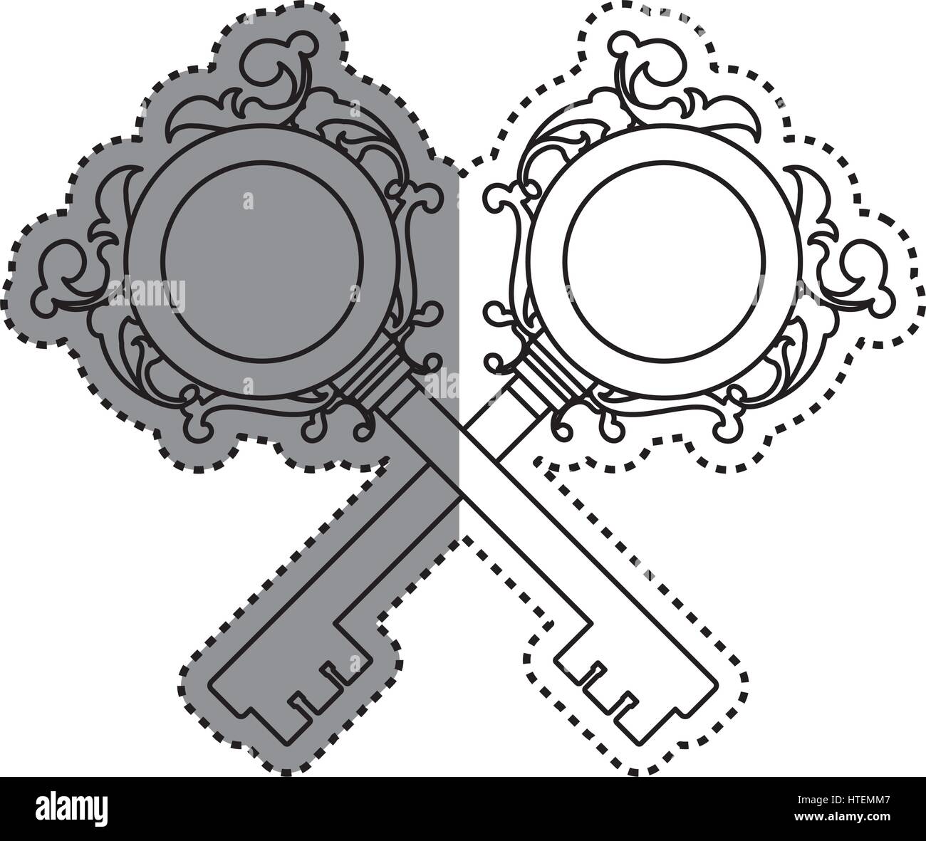 Vintage luxury key Stock Vector Image & Art - Alamy