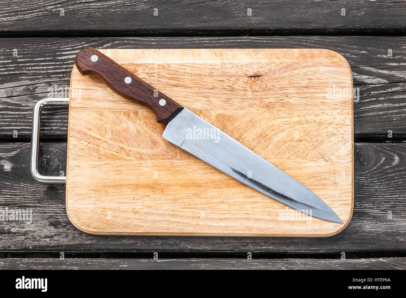 Ruler & Exacto Knife on Cutting Board Stock Photo - Alamy