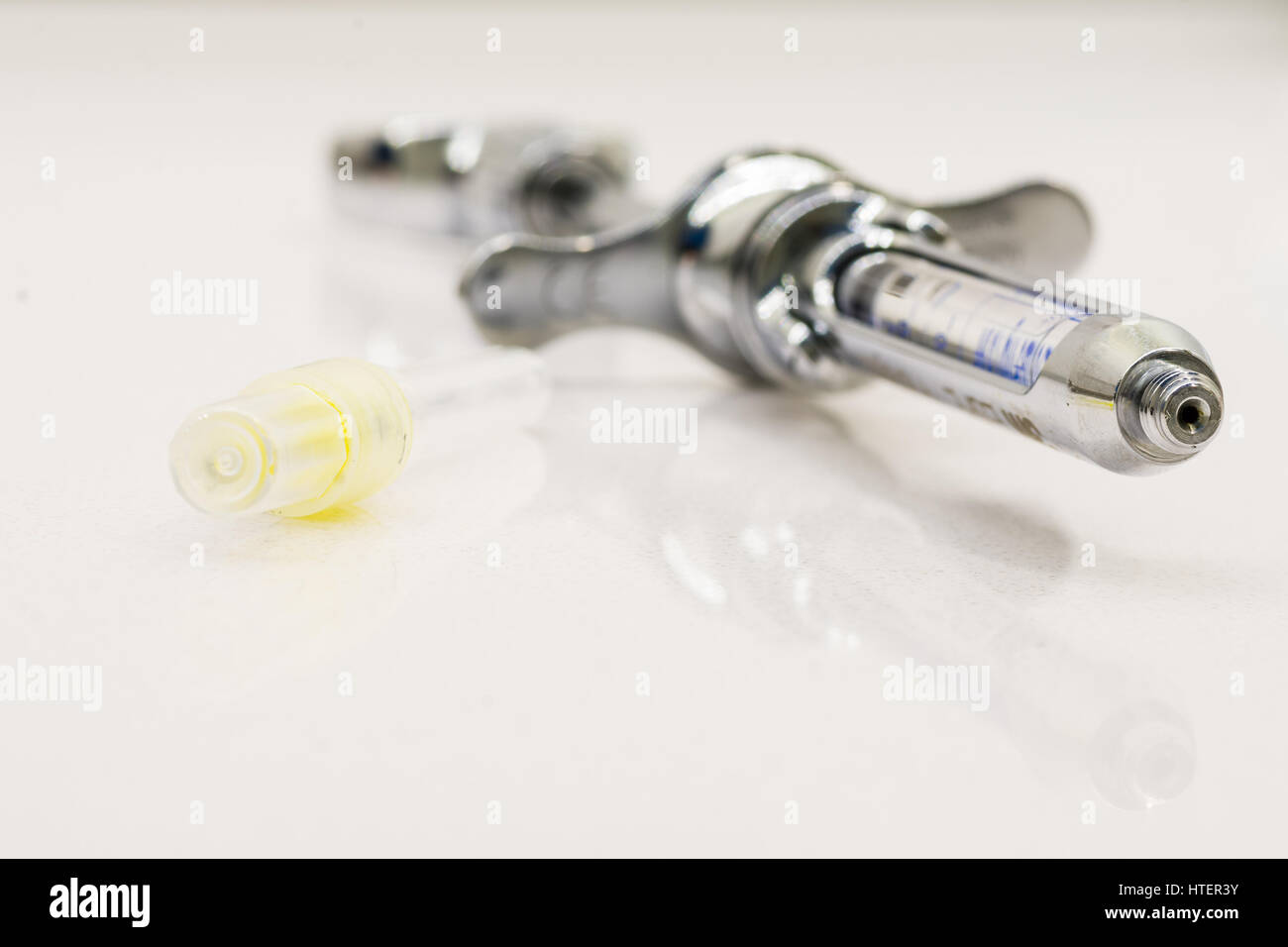 Anesthesia syringe Stock Photo Alamy