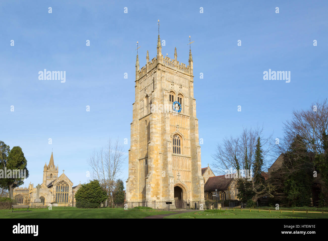 The Bell Tower, Evesham, Worcestershire England UK, built in the 16th ...
