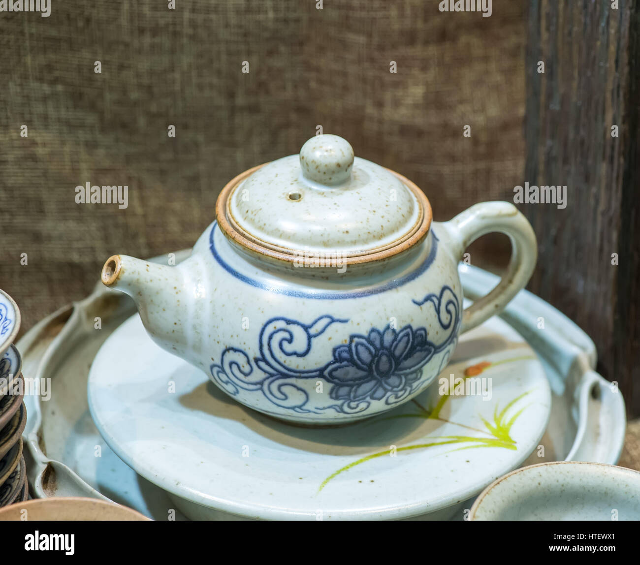 traditional Chinese teapot used in tea ceremony Stock Photo Alamy