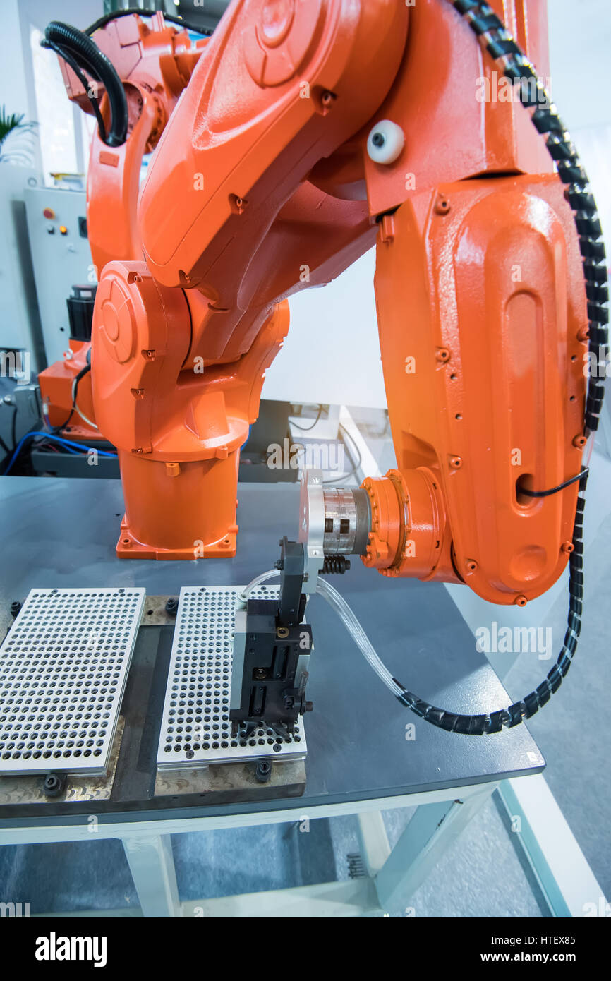 Controler of robotic hand Stock Photo - Alamy