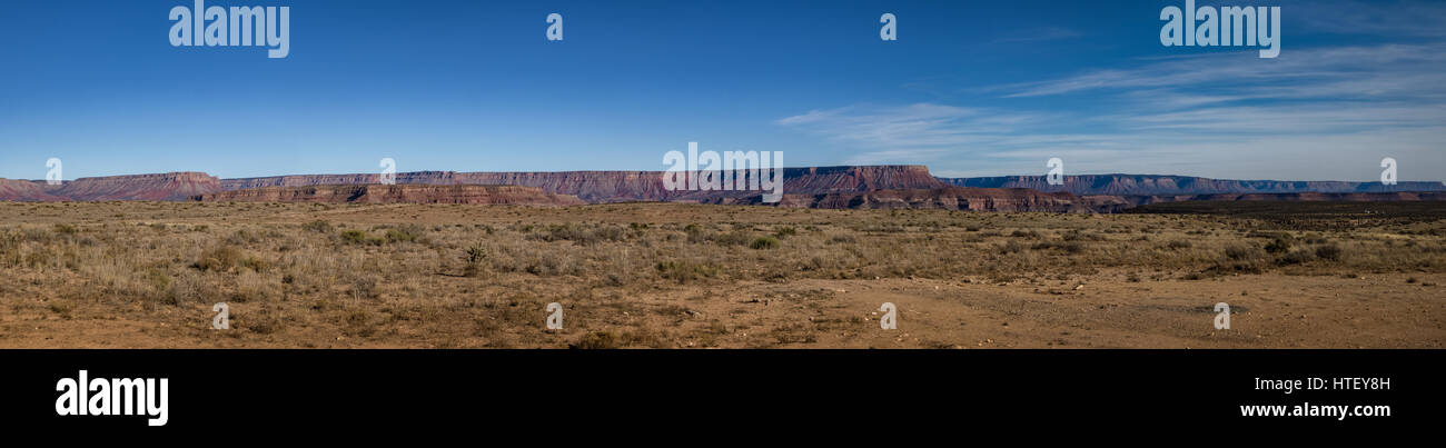 Panoramic view of Grand Canyon West Rim - Arizona, USA Stock Photo