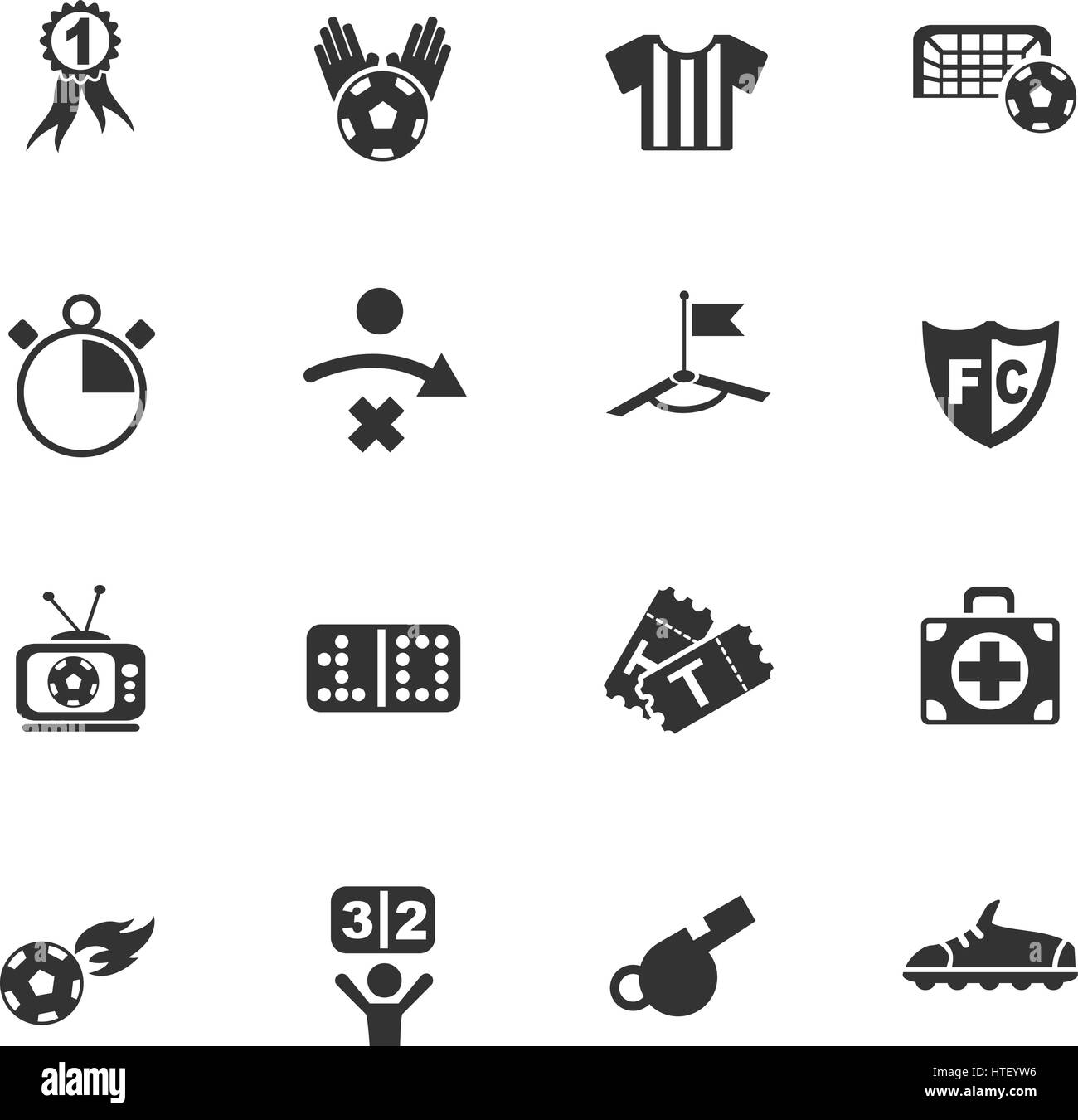 football web icons for user interface design Stock Vector Image & Art ...