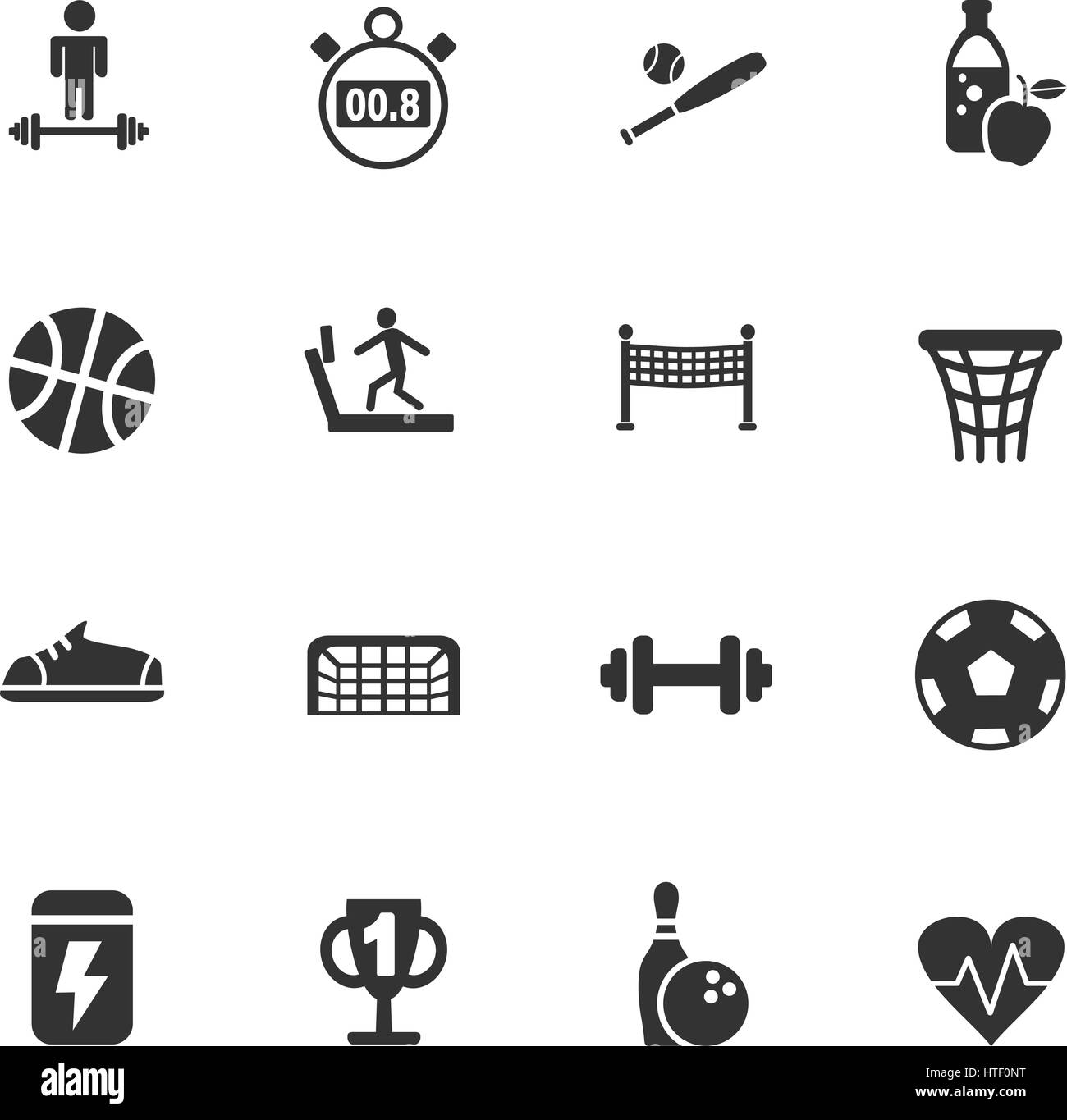 sport web icons for user interface design Stock Vector Image & Art - Alamy