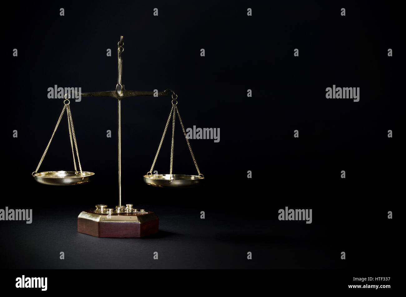 Law scale business card copy space project. scale weight rights closeup ...