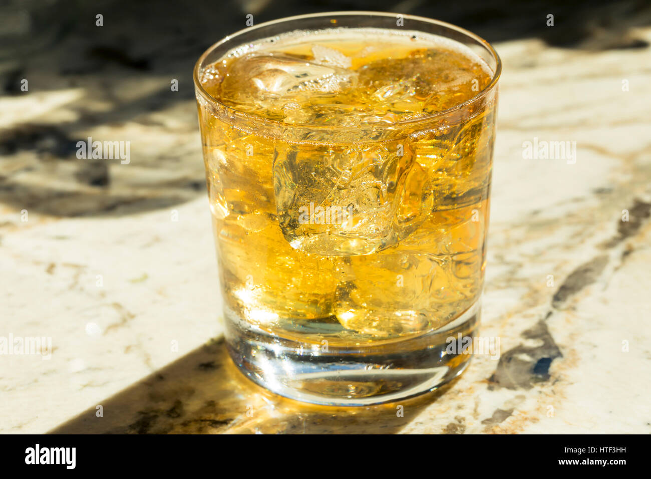 Refreshing Alcoholic Scotch and Soda Cocktail with Ice Stock Photo Alamy