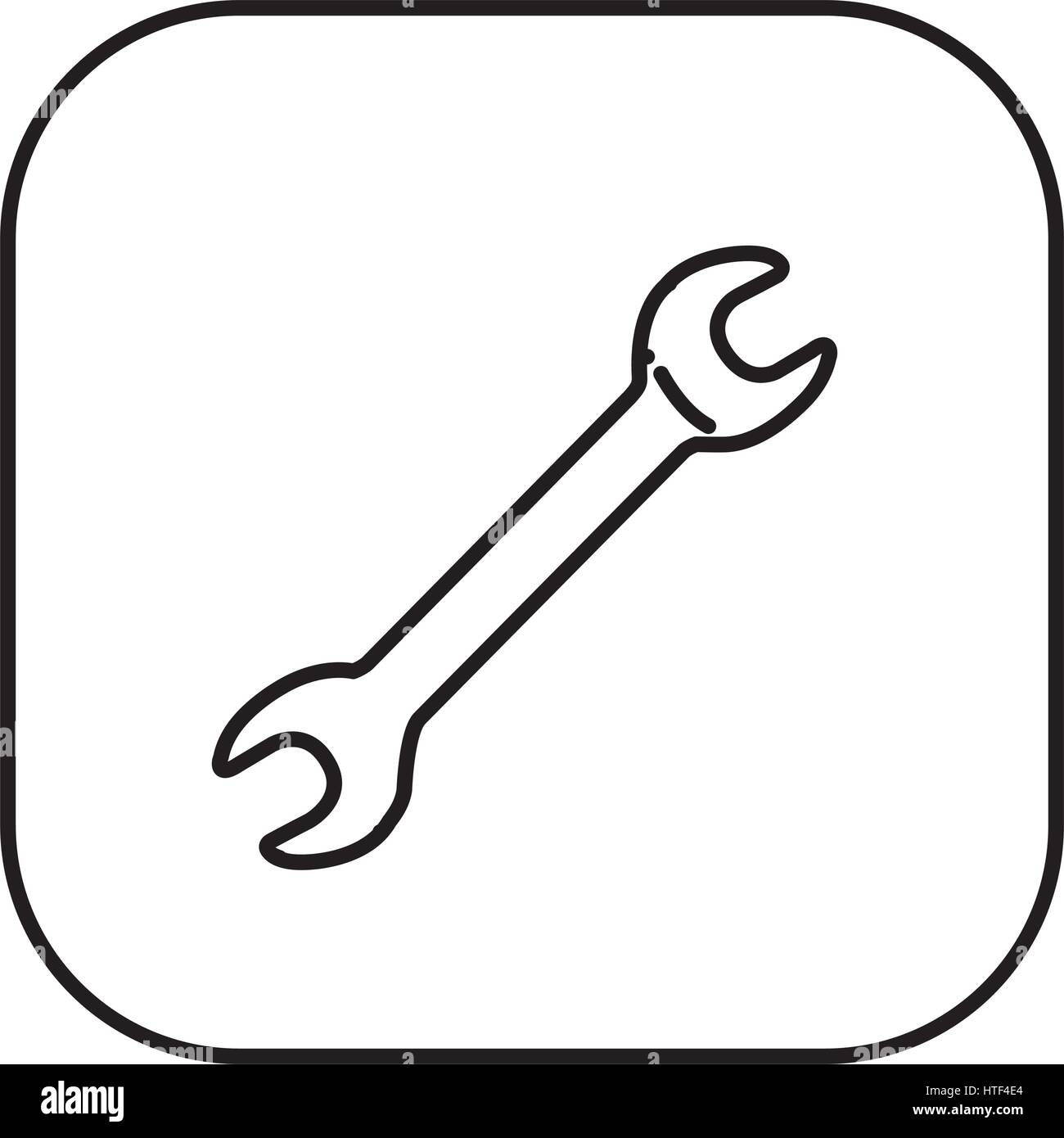 figure symbol wrench icon Stock Vector Image & Art Alamy