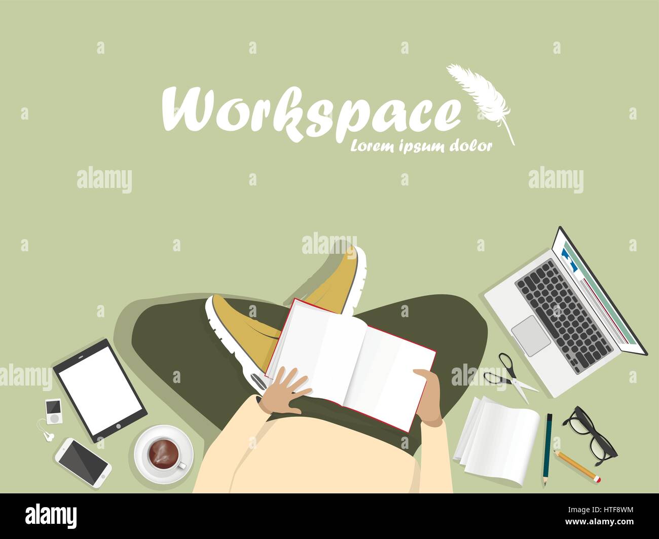Man on laptop pc Stock Vector Images - Alamy