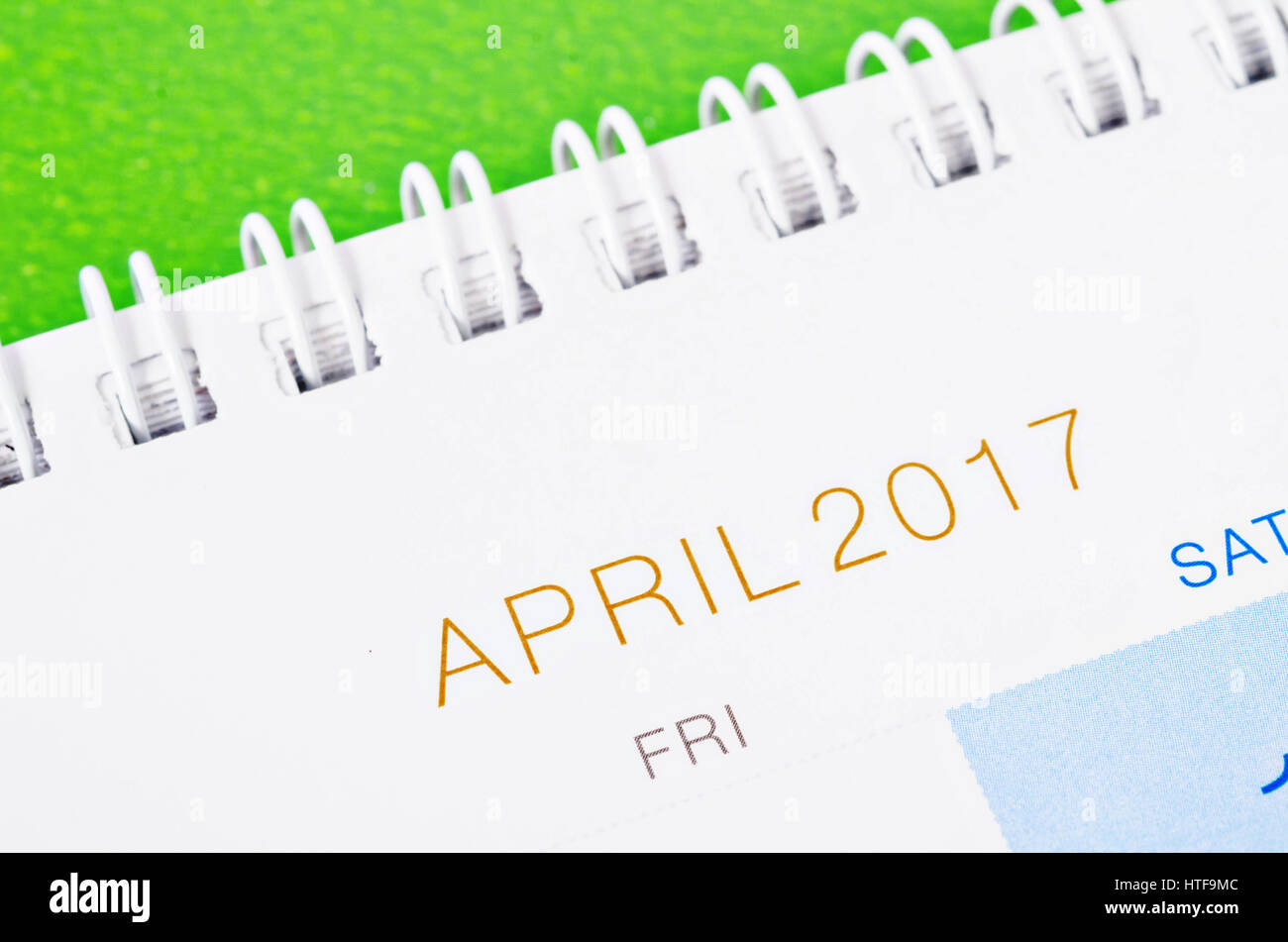 Close up April calendar 2017 page Stock Photo Alamy Close up April calendar 2017 page Stock Photo Alamy