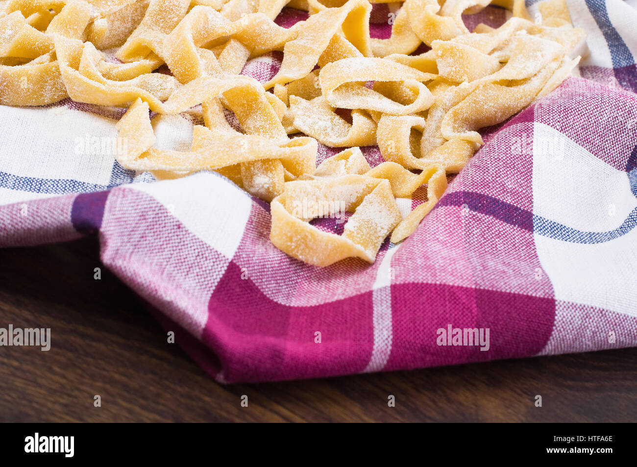 Homemade fresh pasta Stock Photo Alamy