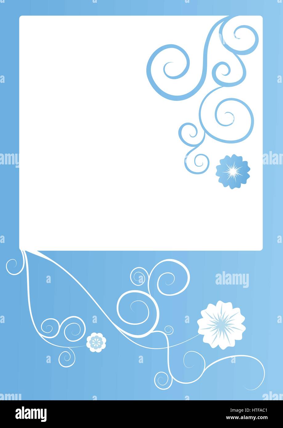 vector frame with flowers Stock Vector Image & Art - Alamy