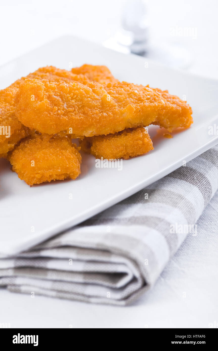 Fried fish sticks Stock Photo Alamy