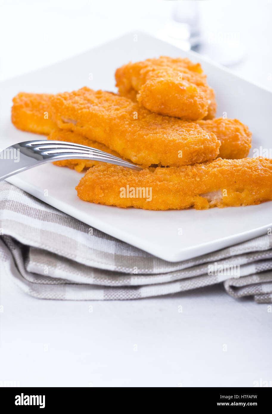 Fried fish sticks Stock Photo Alamy