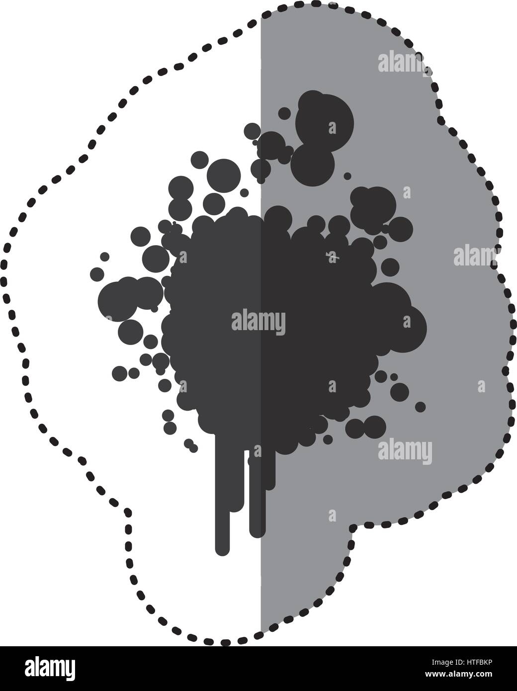 black paint stains icon Stock Vector Image & Art - Alamy