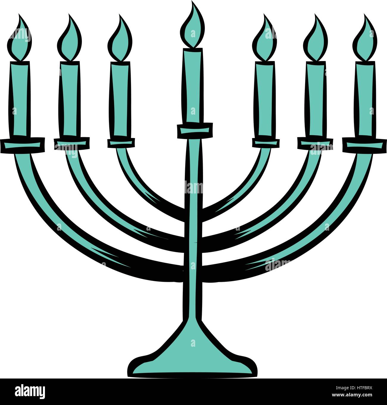 Menorah icon cartoon Stock Vector Image & Art - Alamy