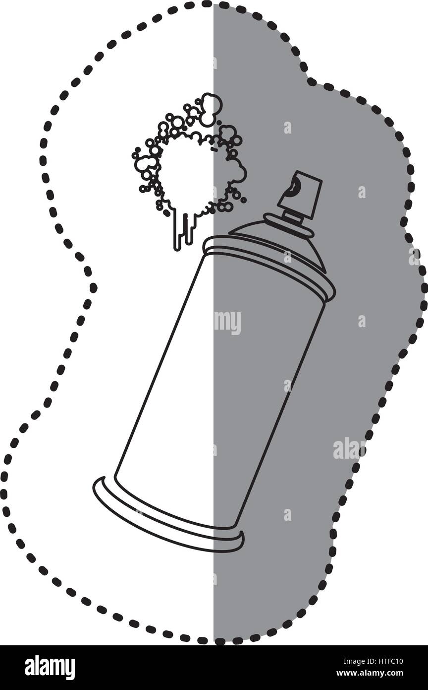contour aerosol sprays with a stain icon Stock Vector Image & Art - Alamy