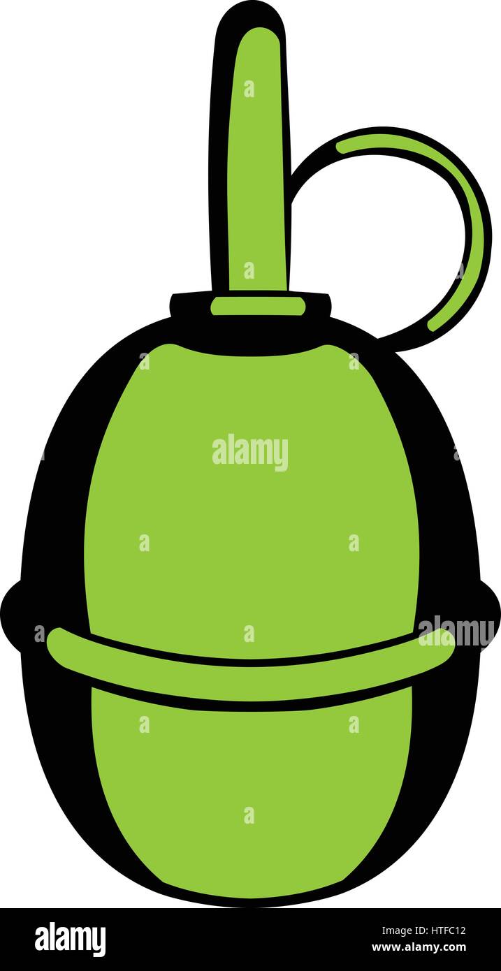 Hand grenade icon cartoon Stock Vector Image & Art - Alamy