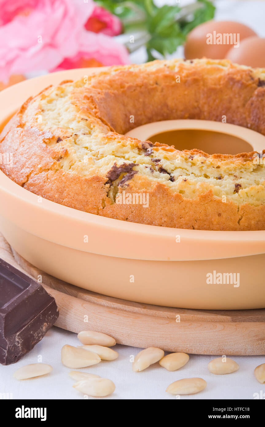 Ringshaped cake Stock Photo Alamy