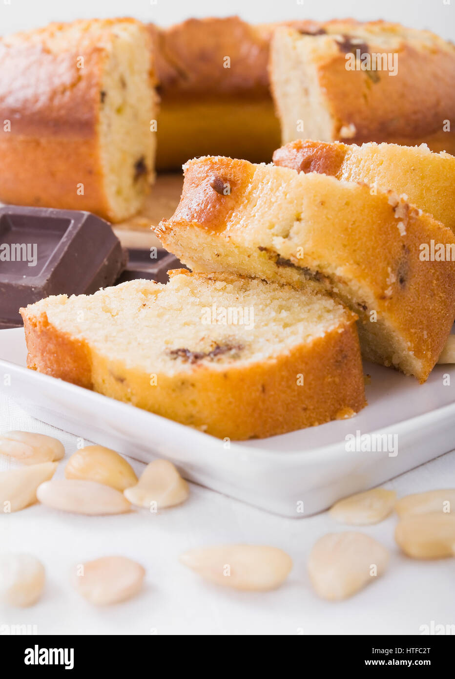 Ringshaped cake Stock Photo Alamy