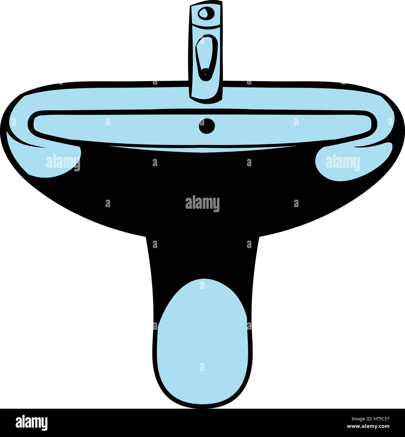 Sink icon cartoon Stock Vector