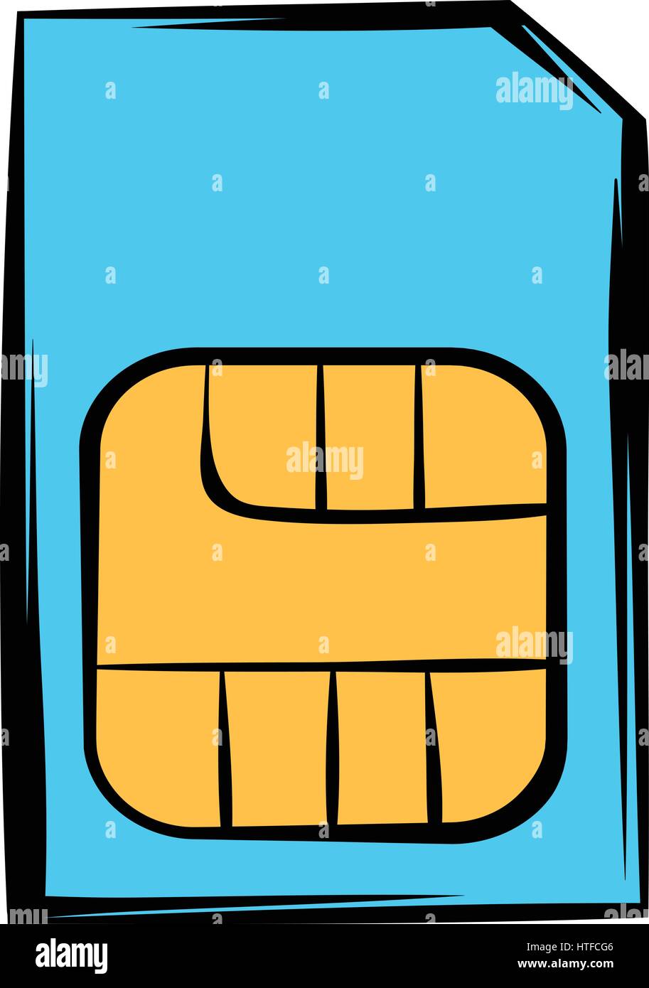 Cartoon sim card hi-res stock photography and images - Alamy