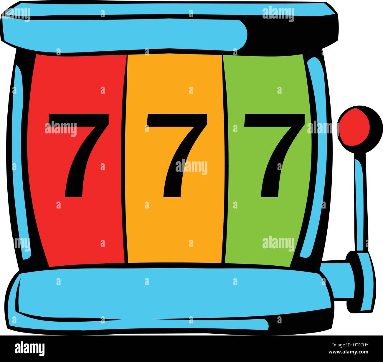 Slot Machine Jackpot Cartoon