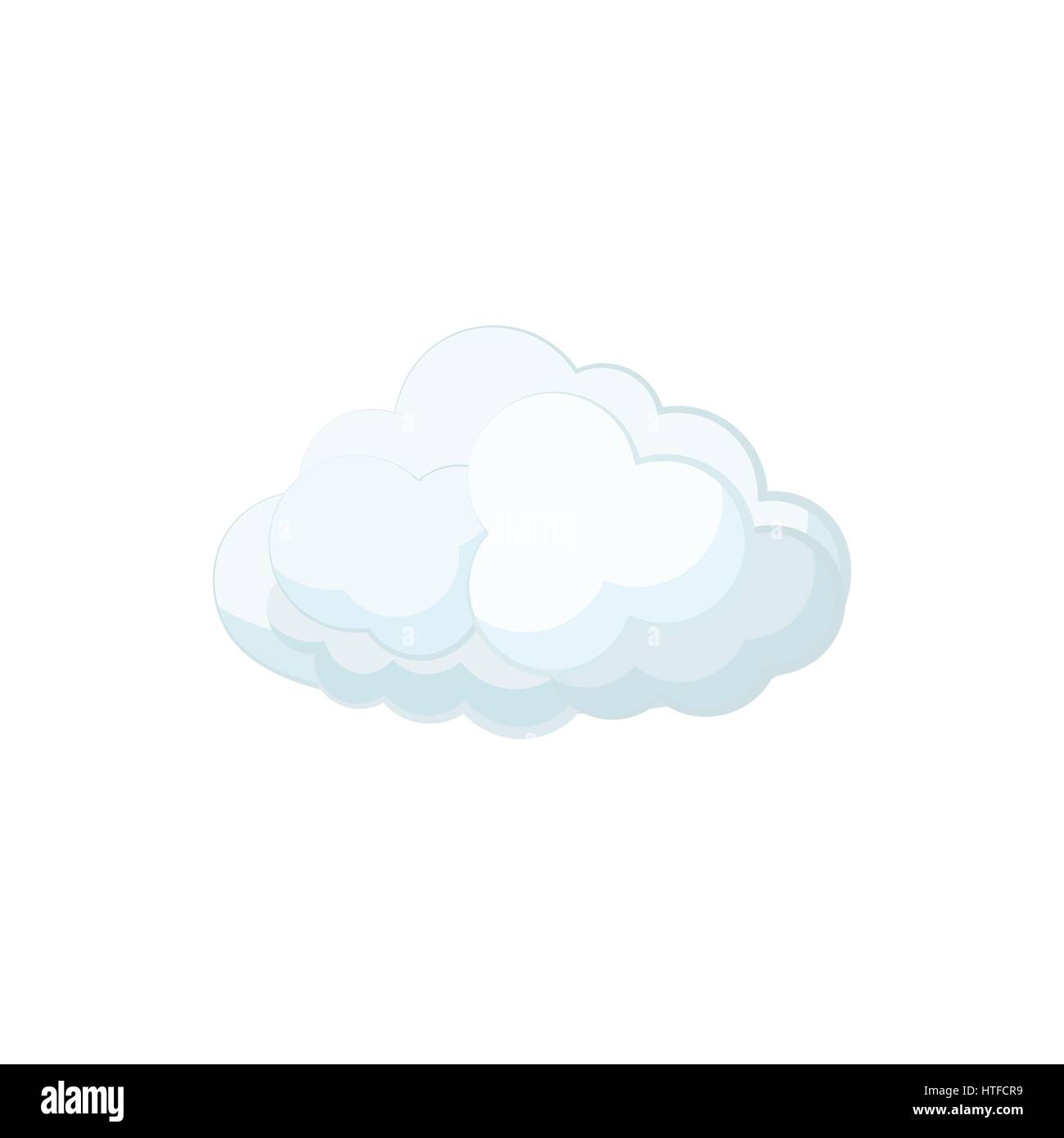 Cloud icon in cartoon style Stock Vector Image & Art - Alamy