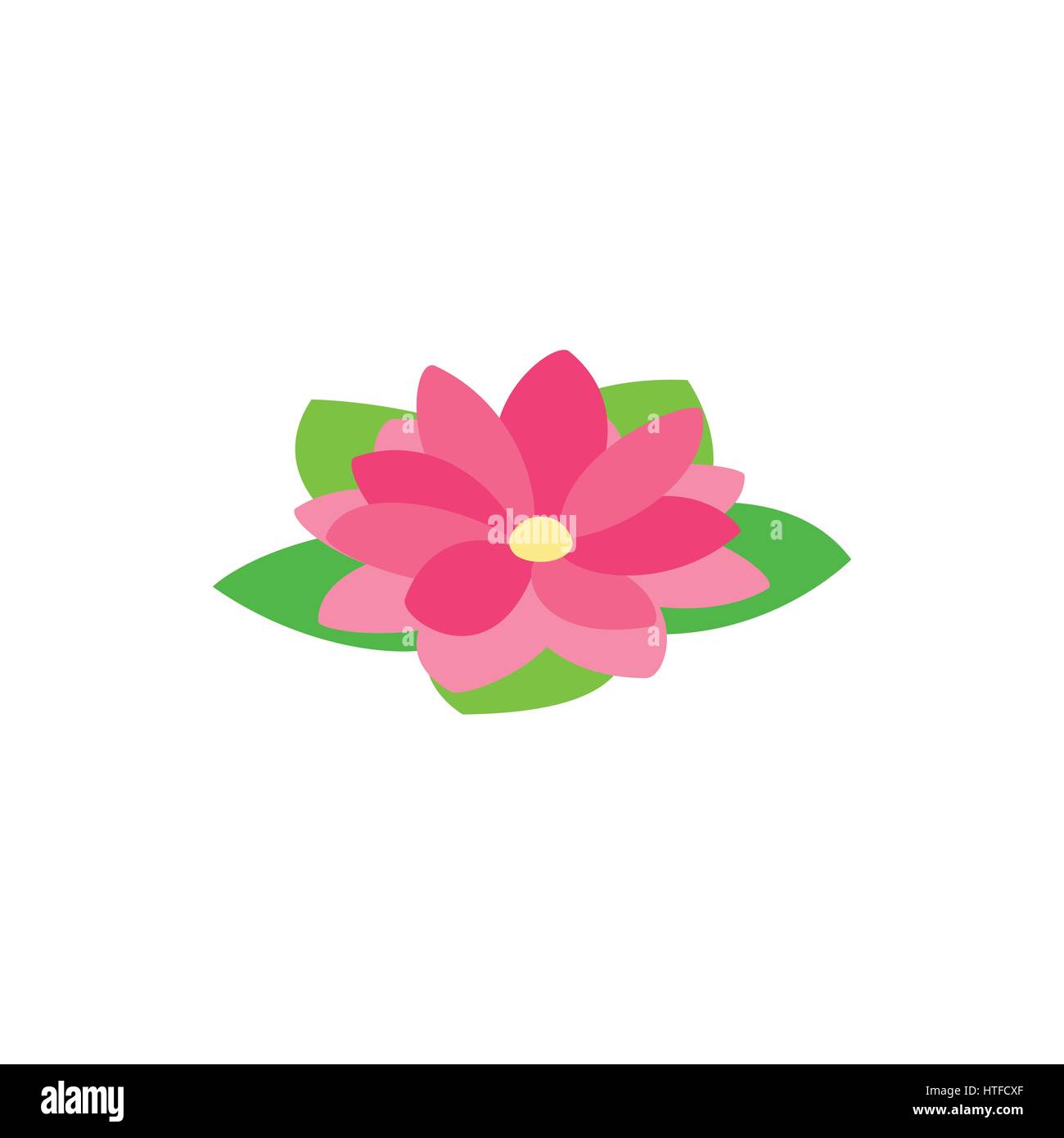 Lotus flower icon, isometric 3d style Stock Vector Image & Art - Alamy