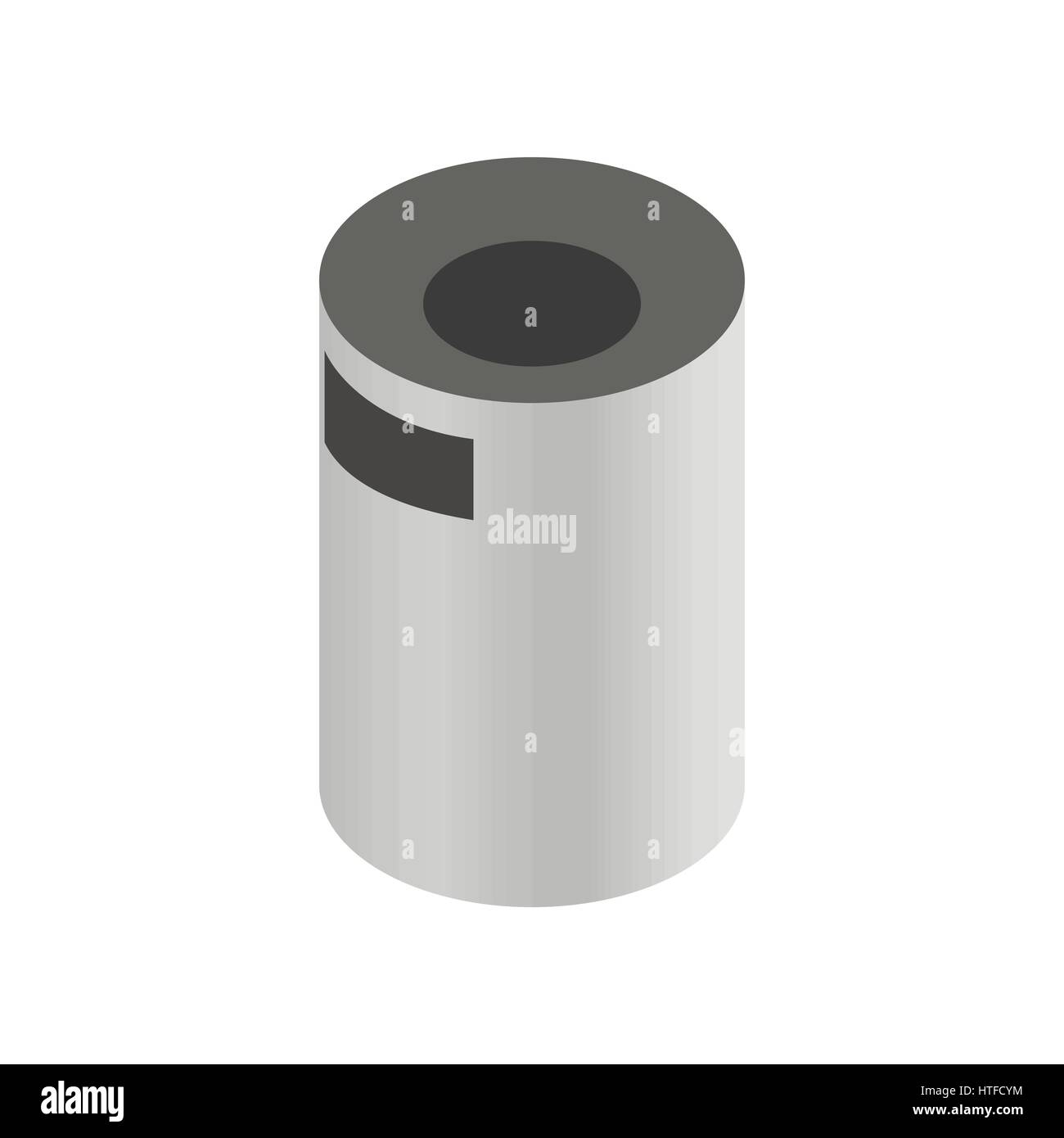 Outdoor bin icon, isometric 3d style Stock Vector Image & Art - Alamy
