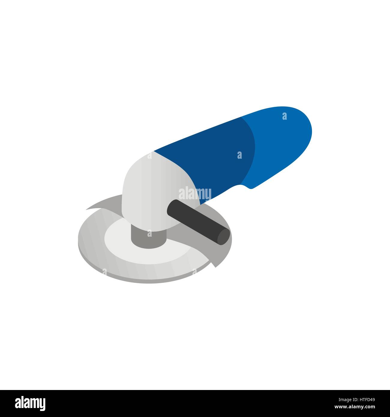 Angle grinder icon, isometric 3d style  Stock Vector