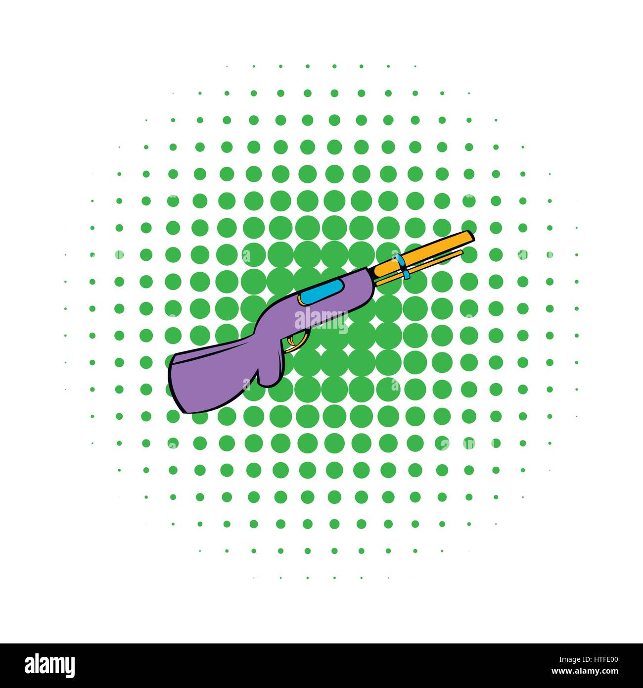 Hunting shotgun icon, comics style Stock Vector Image & Art - Alamy