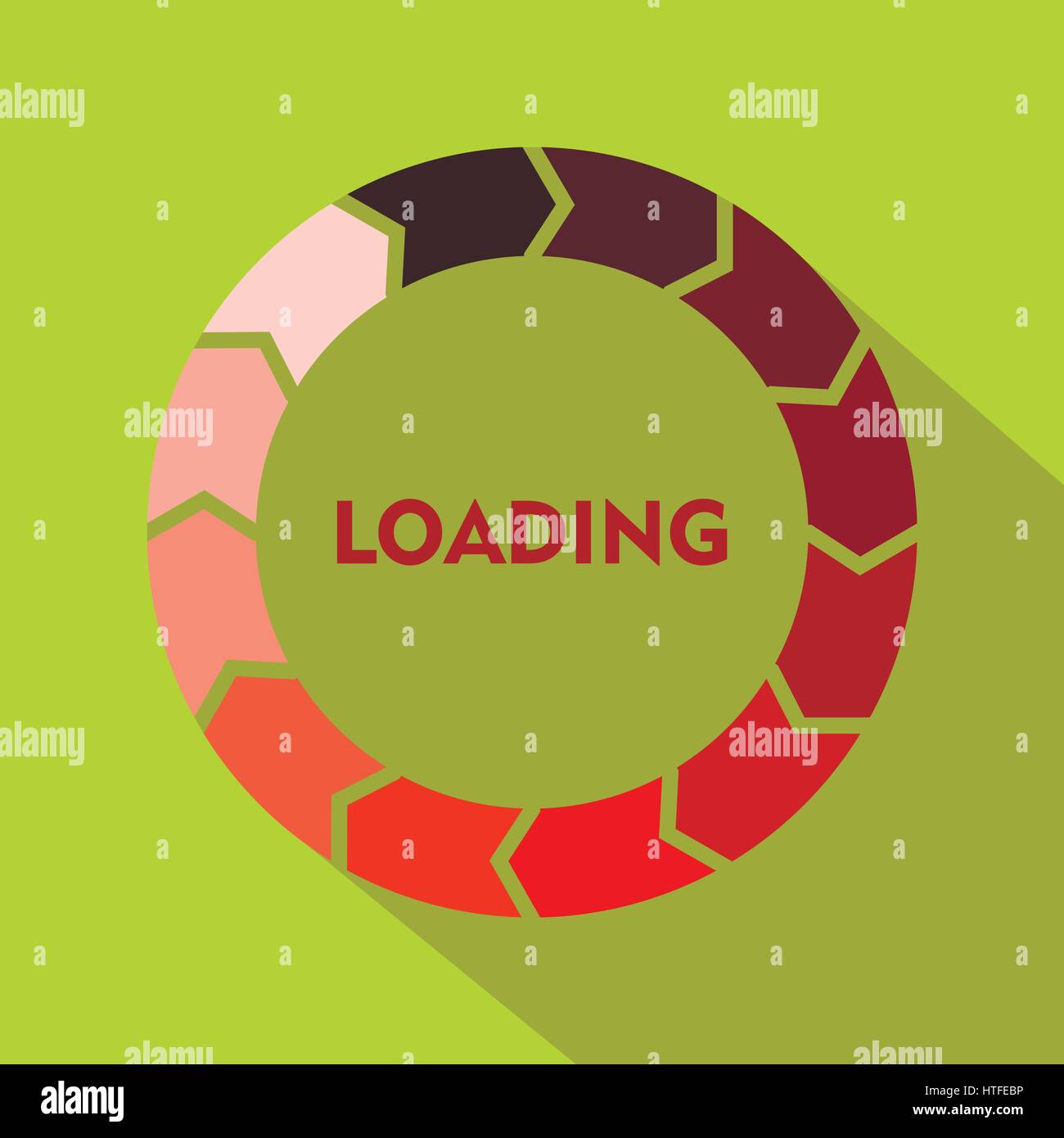 Red progress loading circle bar hi-res stock photography and images - Alamy