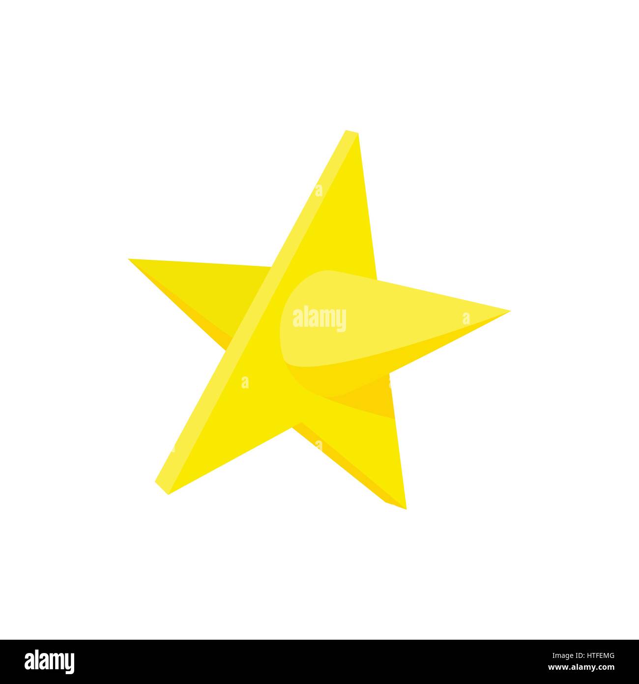 Gold star icon, cartoon style Stock Vector Image &amp; Art - Alamy
