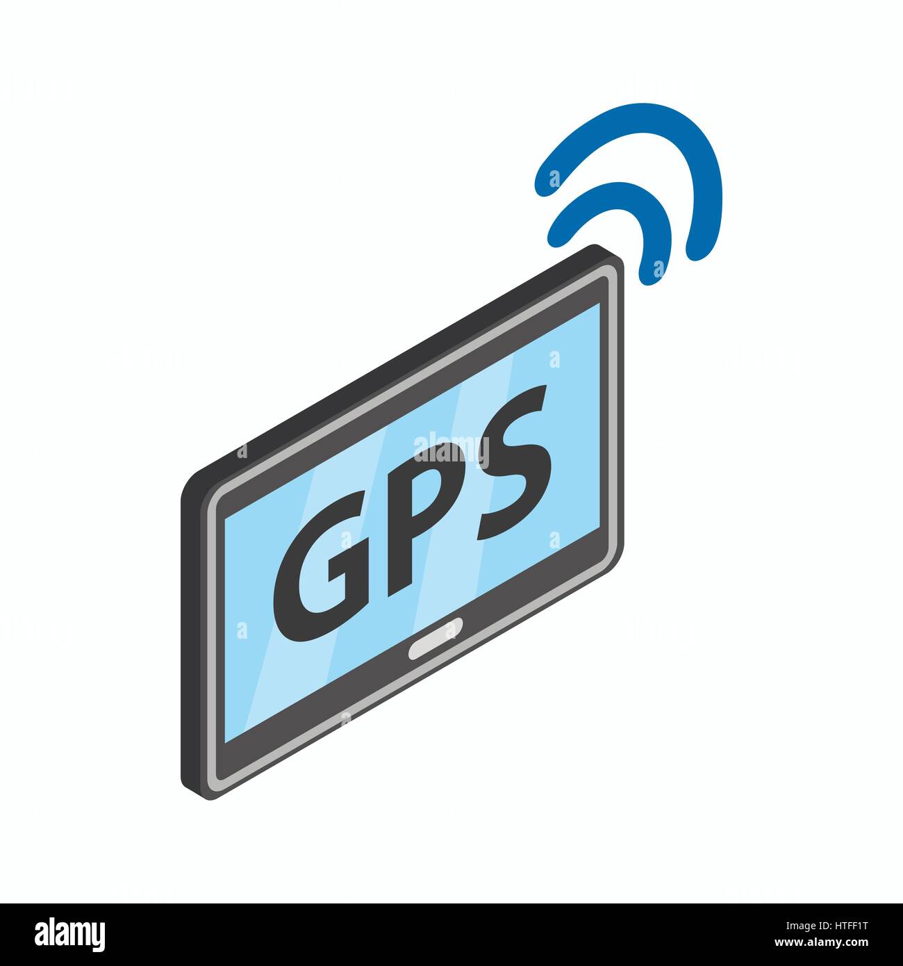 Handheld gps device Stock Vector Images - Alamy