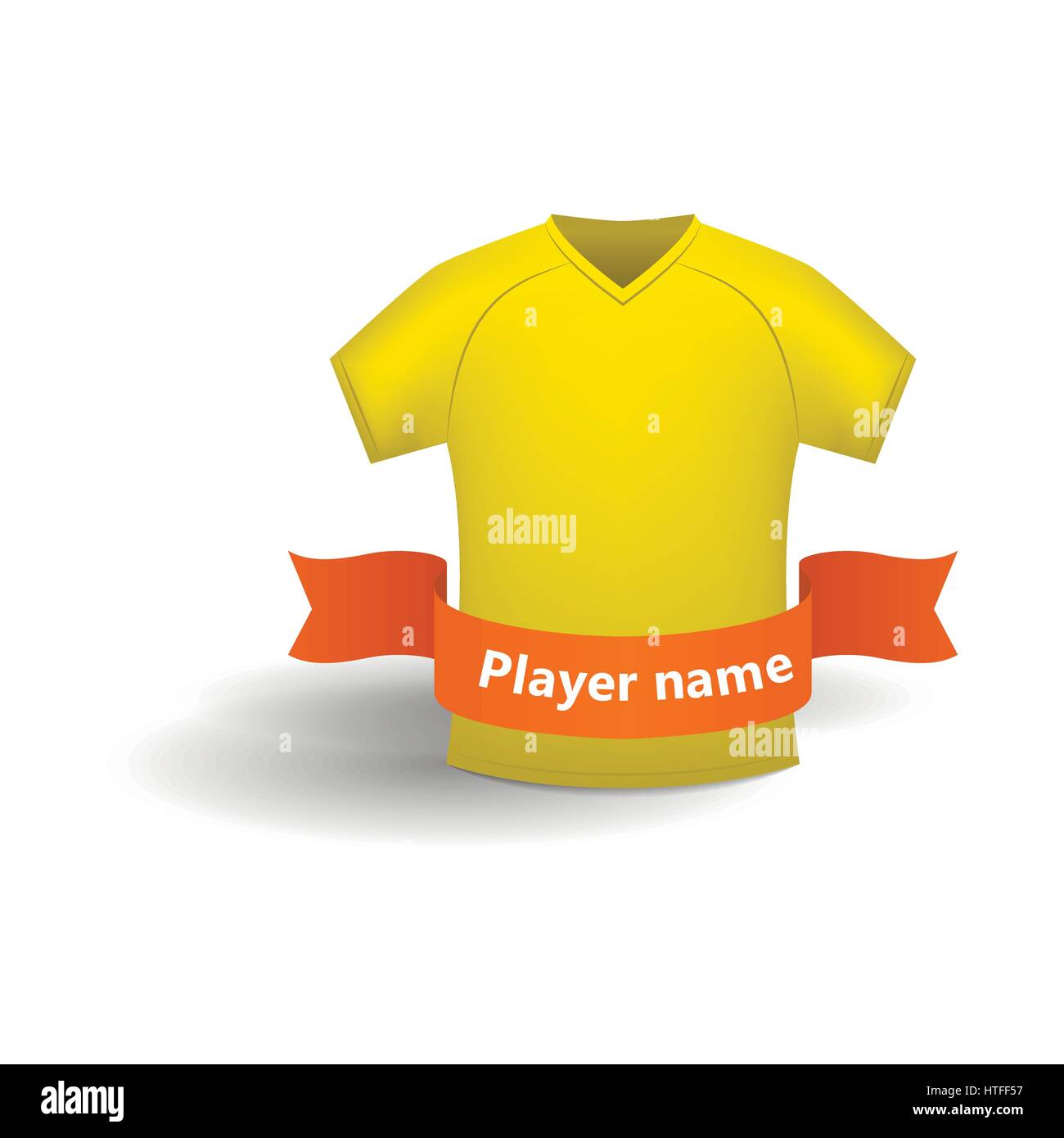 Yellow sports shirt icon, cartoon style Stock Vector Image & Art Alamy