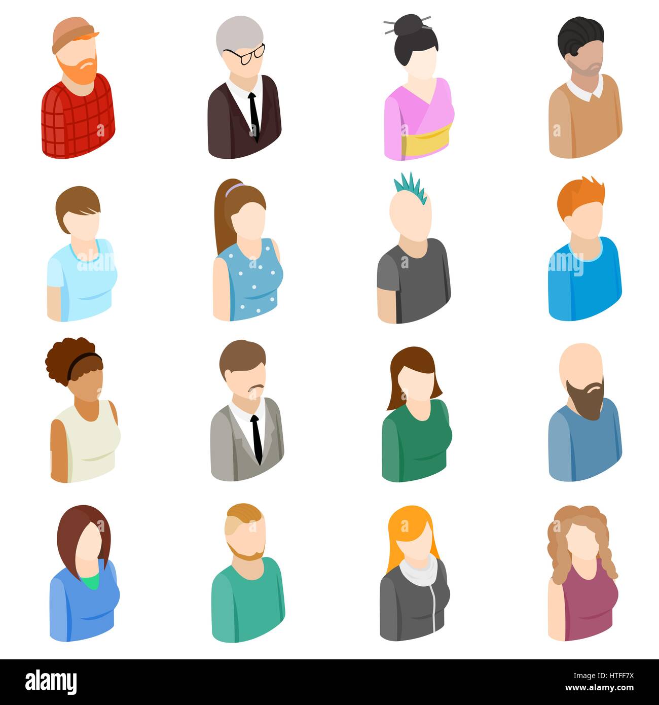 Avatars 3d Stock Vector Images - Alamy