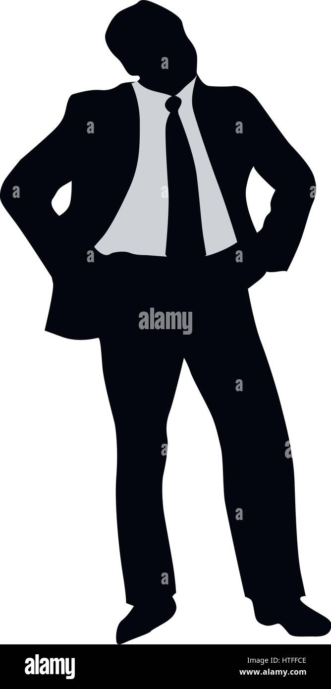 Business people silhouette Stock Vector Image & Art - Alamy